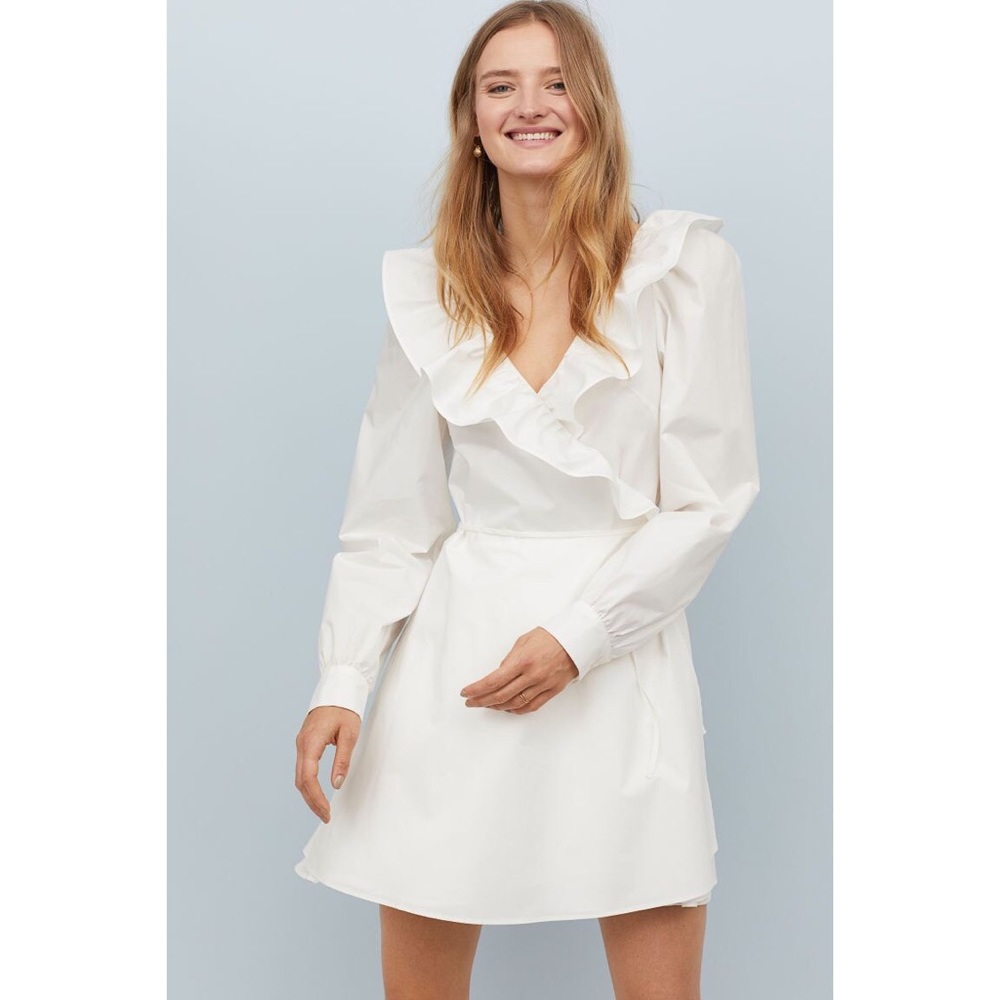 NEW H&M White office dress